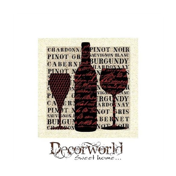 Ambiente szalvéta 33x33cm 20db/csom. Wines Cream