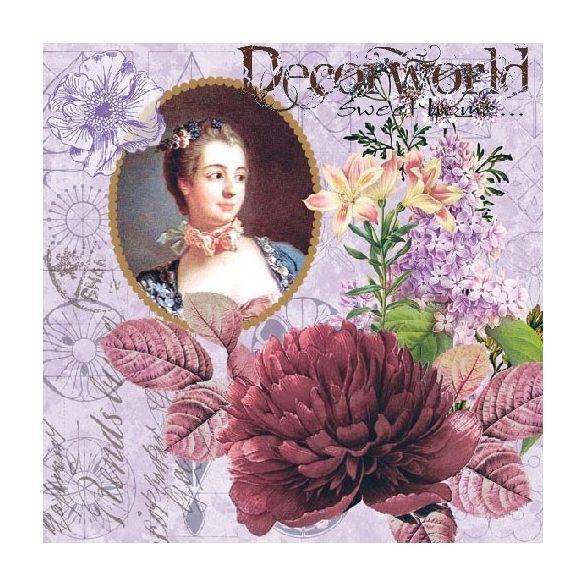 Ambiente szalvéta 33x33cm 20db/csom. Madame Pompadour