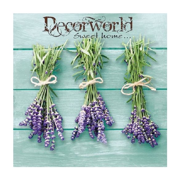Ambiente szalvéta 33x33cm 20db/csom. Lavender Groves Aqua