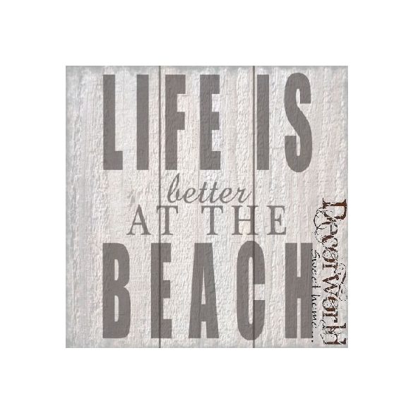 Ambiente szalvéta 33x33cm 20db/csom. Life is Better Grey