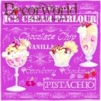 Ambiente szalvéta 33x33cm 20db/csom. Ice Cream Rose