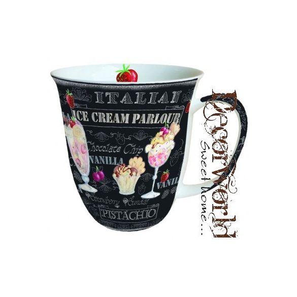 Ambiente Bögre 0,4L Ice Creme Black