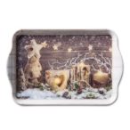 Ambiente Tálca 21x13cm Natural X-Mas