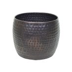 Fém kaspó "Nerja" 52x41 cm - Barna ( L-es)