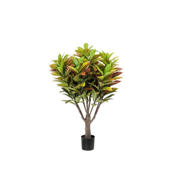 Croton fa 135cm/327 levél (műanyag cserépben)