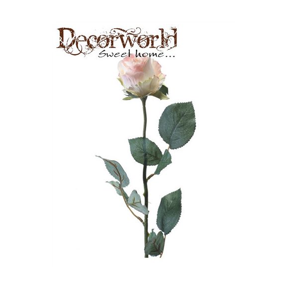 Rózsa ág Pauline 52cm - Világos rózsaszín