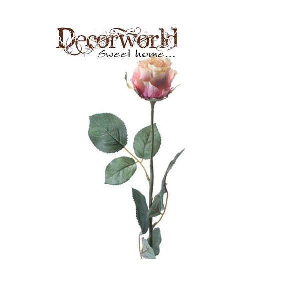 Rózsa ág Pauline 52cm - Krém