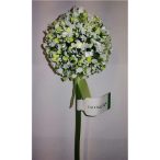 Hagymavirág ág 70 cm - Fehér