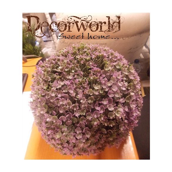 Fátyolvirág labda lila 23cm