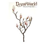 Magnolia bimbós ág 73 cm - Világos rózsaszín