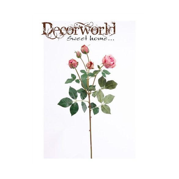 Rózsa ág Linda sötét rózsaszín 60cm