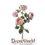 Rose branch Sabrina 83cm - Világos rózsaszín