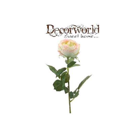 Rózsaág Chantal 70cm - Zöld/rózsaszín