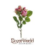 Rózsabimbós ág x5 36cm - Rózsaszín