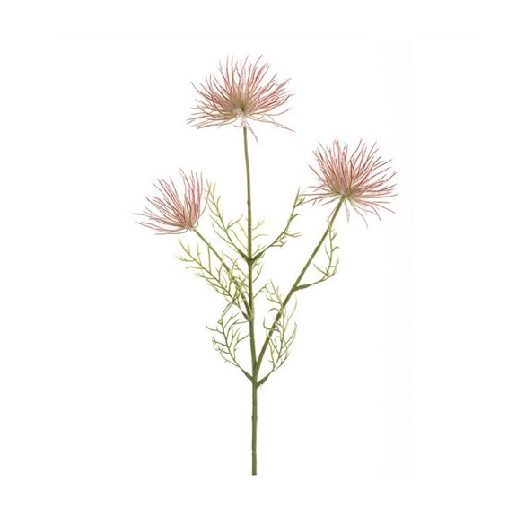 Anemone seed spray x3 65cm - Rózsaszín