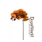 Phalaenopsis Orchidea ág sötét sárga 70cm