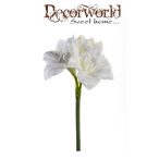 Amarillisz ág havas 48cm - Fehér