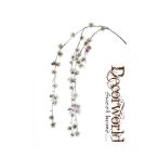 Vörösfenyő ág havas lógó 125cm