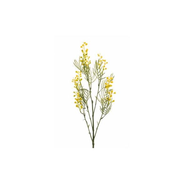 Mimosa spray x5 65cm - Sárga
