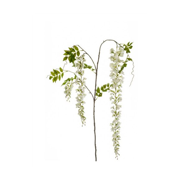Wisteria ág x3 170 cm - Fehér