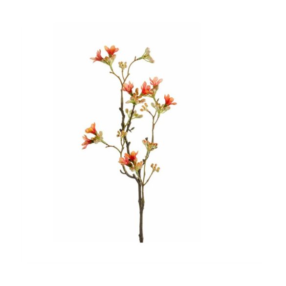 Seven sons virágos ág 50cm - Narancs