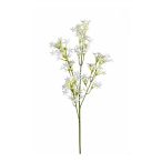 Korona virág ág x4 68cm - Fehér/zöld