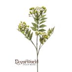 Bogyós ág 62cm fehér/zöld