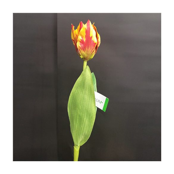 Tulipán 40cm - Sárga/piros