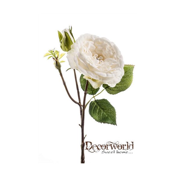 Rose spray Anne 37cm - Krém