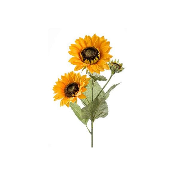 Sunflower szál x3 62cm sárga