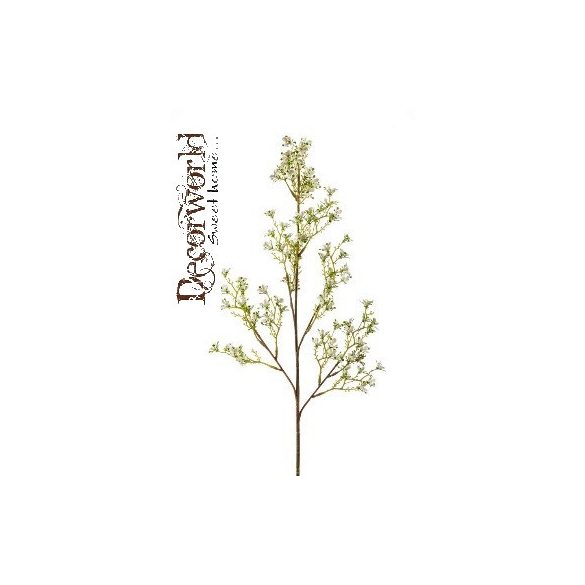 Virágos ág 75cm krém