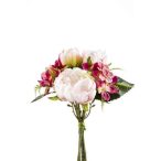   Peony/hydrangea Bundle (Bazsarózsa/hortenzia) 25cm - Rózsaszín