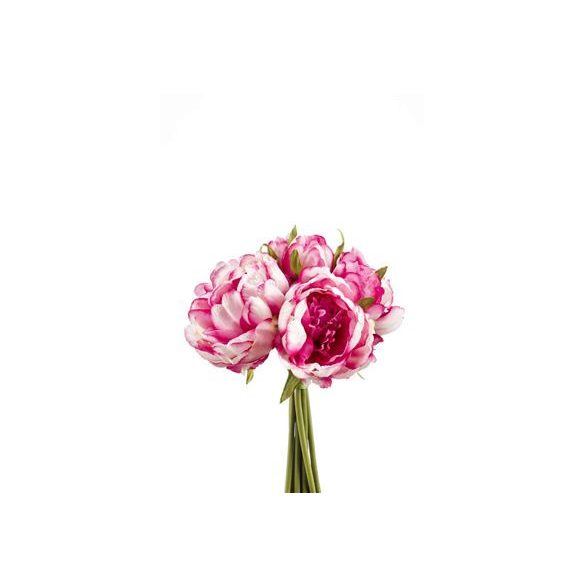 Bazsarózsa köteg 8 szál 24 cm - Rózsaszín