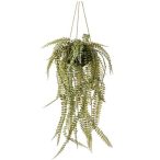Fern on iron stand round hanging 130cm