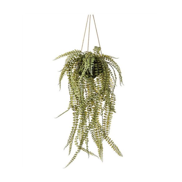 Fern on iron stand round hanging 130cm