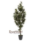 Tiszafa 120cm/2600 levél műanyag cserépben