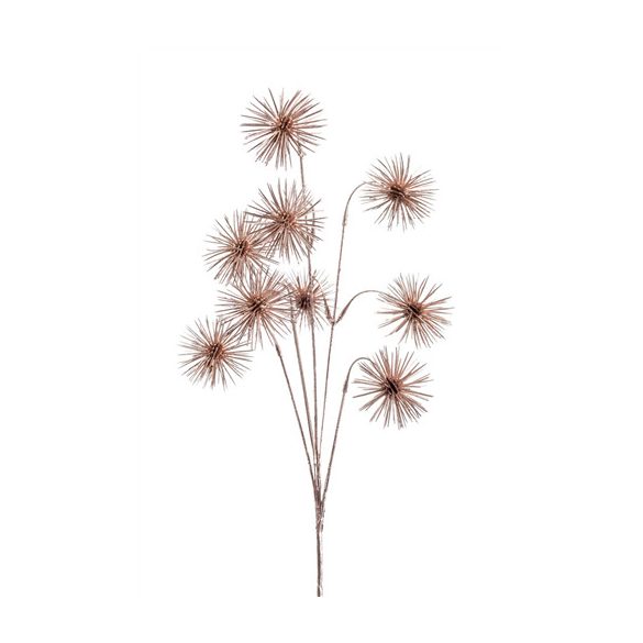 Hagymavirág ág x9 65cm - Rosegold