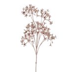 Kőtörőfű ág fagyott 63cm - Rosegold
