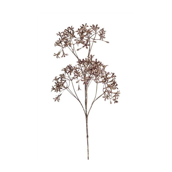 Kőtörőfű ág fagyott 63cm - Bronz