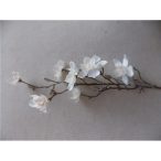 Magnolia ág jeges 87cm fehér