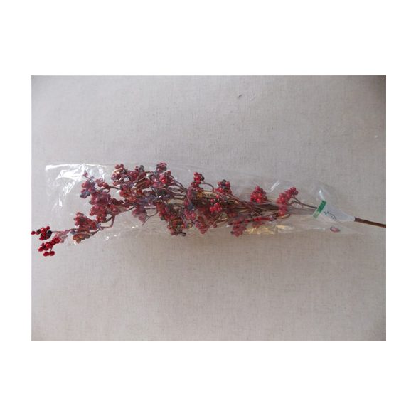 Bogyós ág 80cm piros
