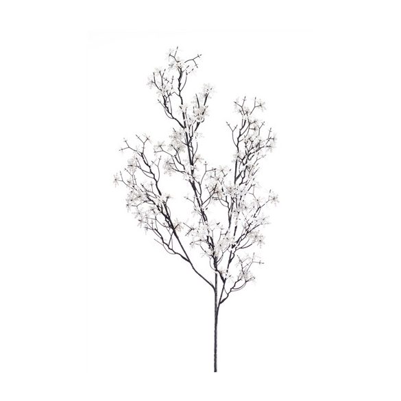 Hópelyhes ág x4 90 cm - Fehér