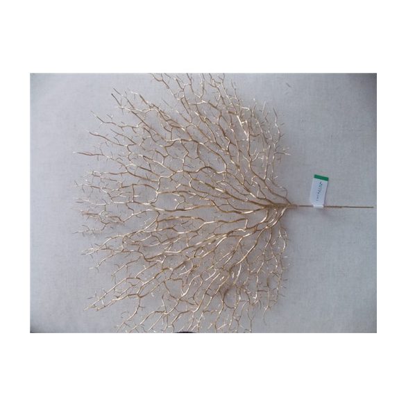 Korall levél 45cm arany
