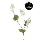 Syringa ág x3 63cm - Fehér