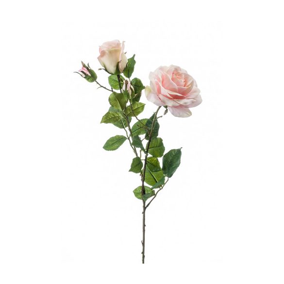 Rózsa eva ág x2 84cm világos rózsaszín