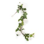 Rózsa elise girland 100cm fehér