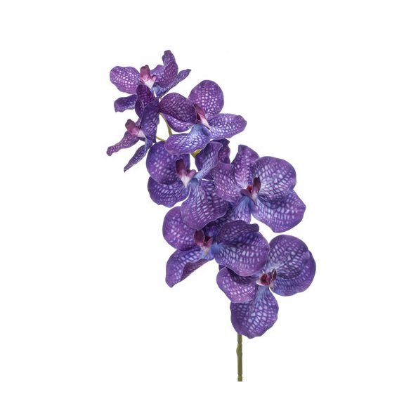 Vanda orchidea ág 98cm - Kék
