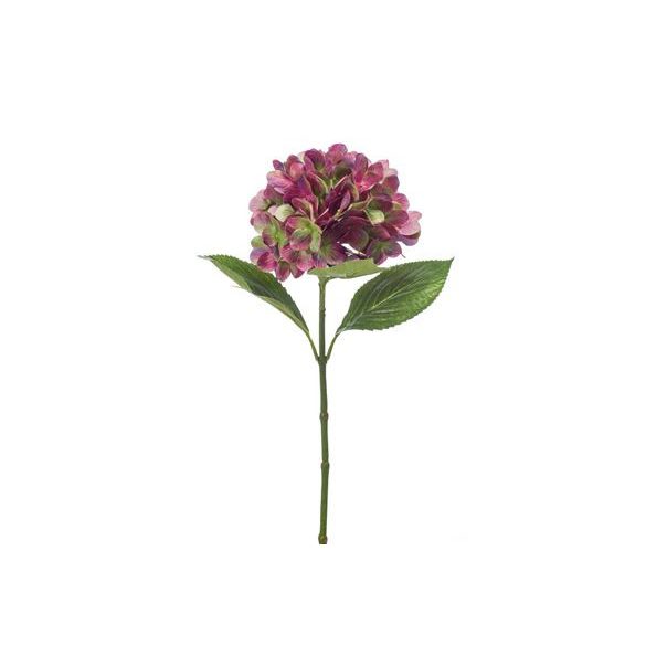 Hydrangea stem 67cm - Lila/zöld