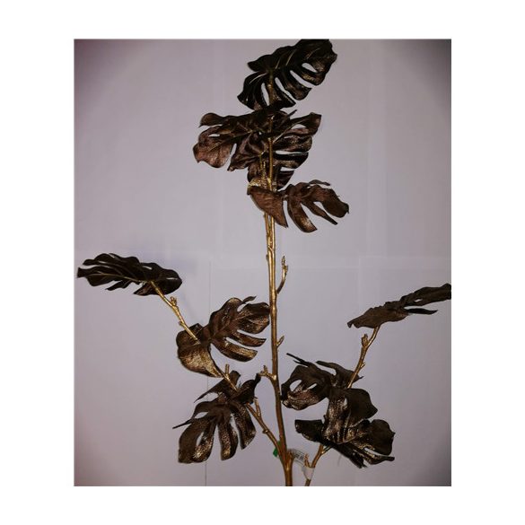 Monstera spray x4 110 cm brown/gold
