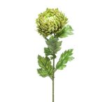 Mum szál 75cm zöld/mályva